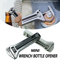 1Pc Mini Wrench Pocket Portable Multitool Tools for Outdoor Camping Compact Titanium Alloy Bottle Opener Outdoor Small Tools