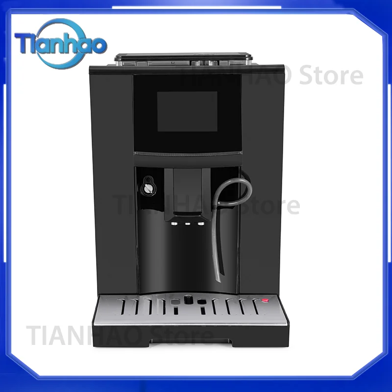 Design 5 Inch Touch Screen 4 Languages Bean to Cup Coffee Maker Espresso Machine with Grinder for All Coffee Machines