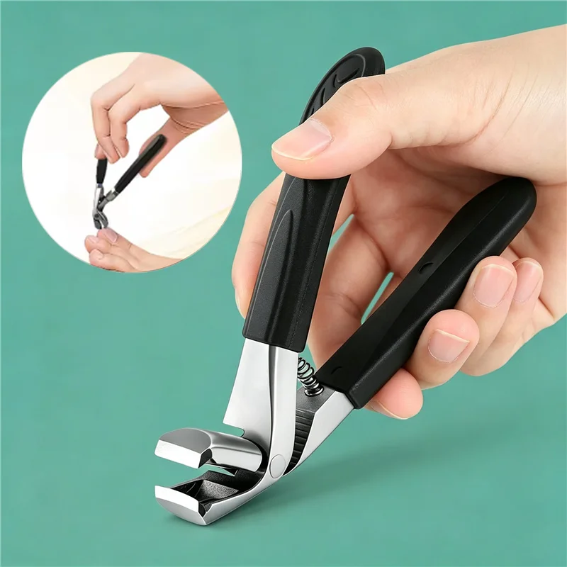 1/2 Stainless Steel Heavy-Duty Nail Clippers Professional Grade Concave Nail Clippers for Thick Nails and Ingrown Toenails Sharp