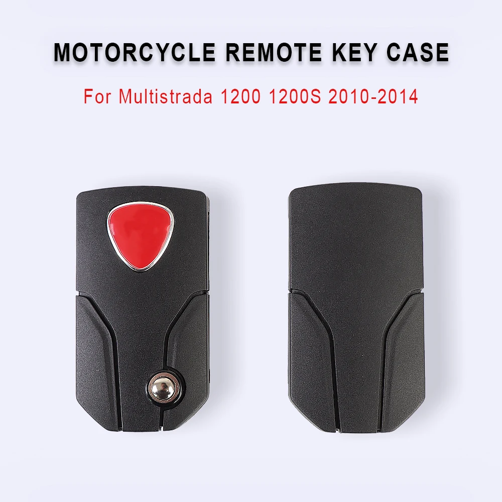 Motorcycle Remote Key Case For Ducati Multistrada 1200 S 1200S 2010 2011 2012-2014 Fold Key Shell Protective Cover Accessories