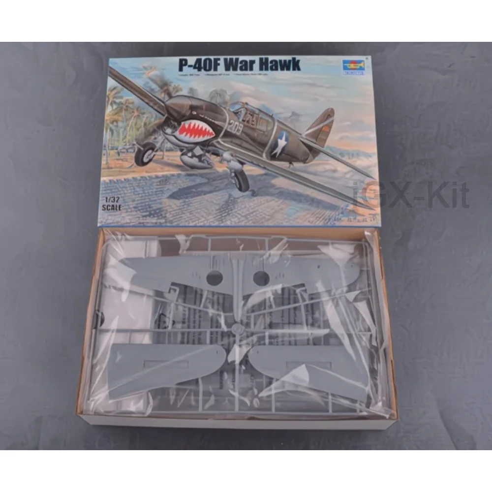 

Trumpeter 03227, масштаб 1/32, P40 P-40F, истребитель War Hawk, сборка для хобби, пластиковая модель, комплект для сборки