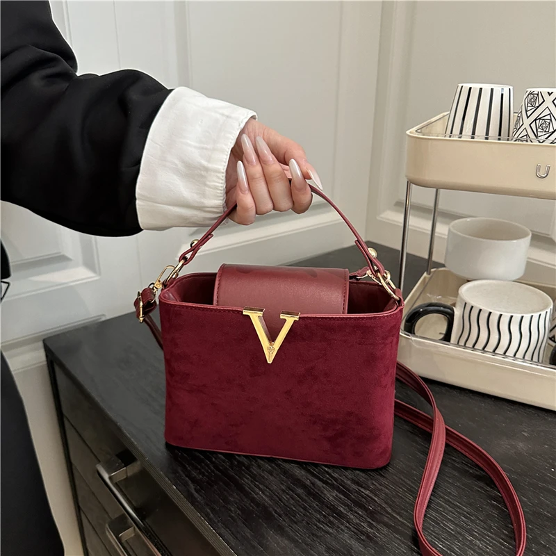 Modieuze mini suède damestas,  - Luxury Bags Lv recensie en prijs
