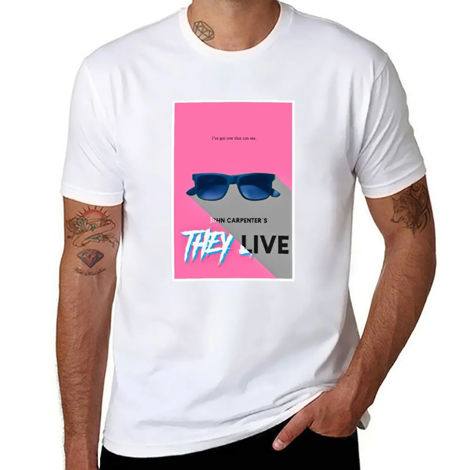 

They Live (minimalist) T-Shirt men t shirt cotton 100% man t shirts cotton T-Shirt