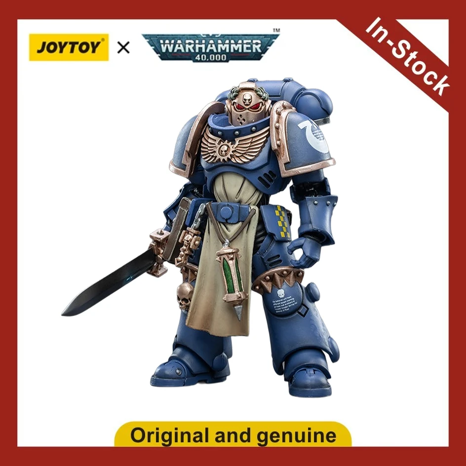 

【UA】JOYTOY Warhammer 40K Масштабные фигурки 1/18: Модели чемпионов Корпуса Ультрамаринов Праймари, игрушки, подарки