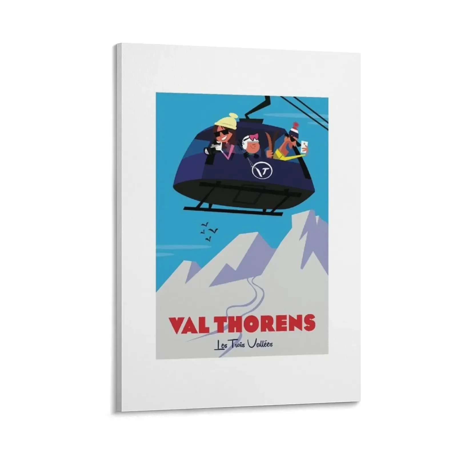 

Val Thorens poster Canvas Painting decorative frames wall room wall decor korean room decor Decorative prints wall painting