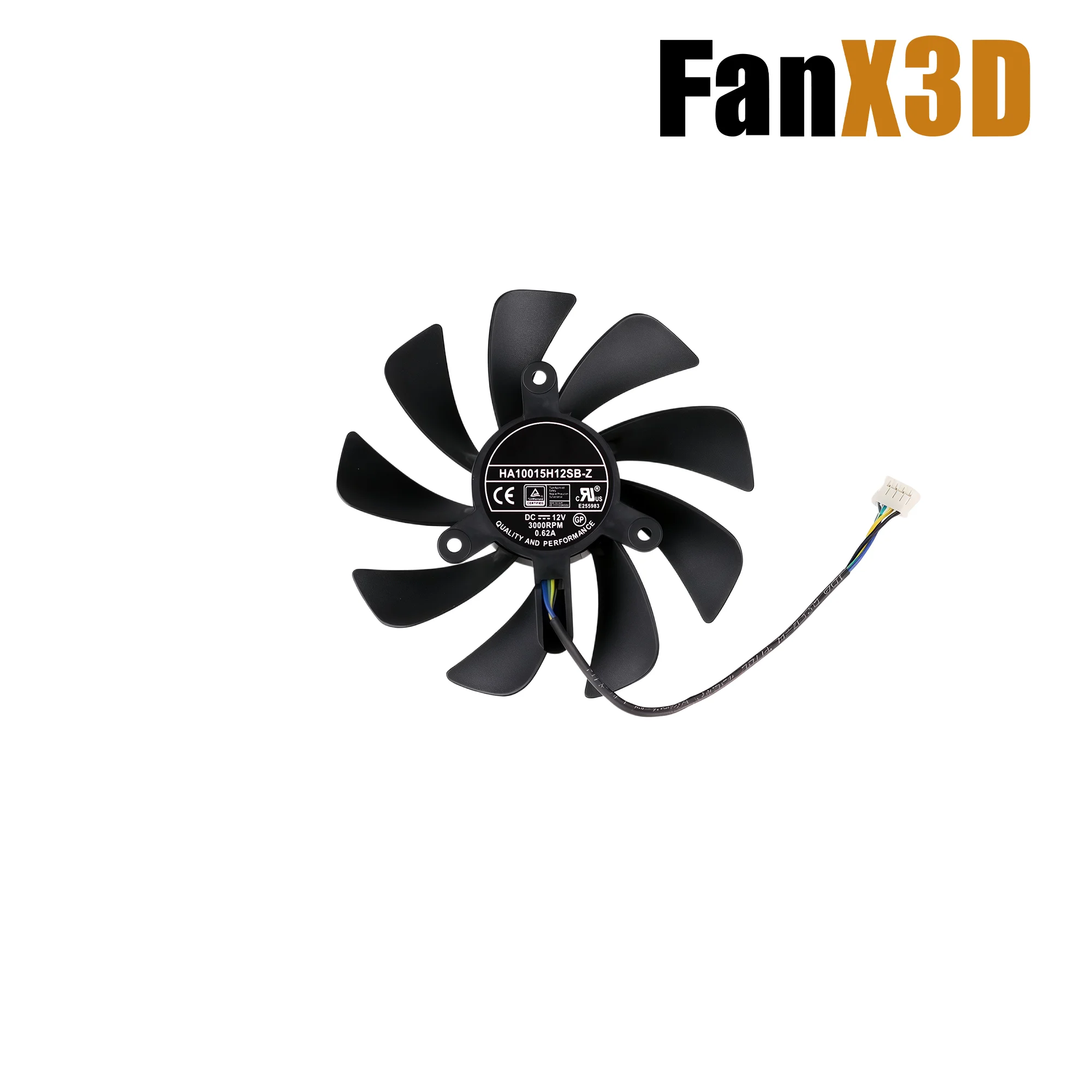 For Use Case MSI GeForce RTX 3060 Ti 3050 2060 GTX 1660 AERO ITX Graphics Video Card 95MM HA10015H12SB-Z Cooling Fan view 4