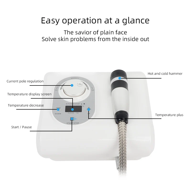 Y Dcool Electroporation Professional Portable Facial Tightening Machine High Frequency Ems Eye Face Lifting