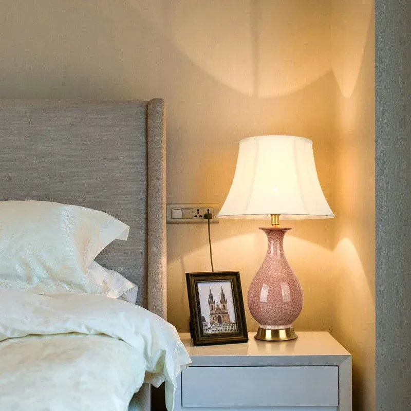 

SANDYHA Flower LED Glass Table Lamp Romantic Bedroom Bedside Reading Light Night Light Home Decor Gift Mesita De Noche