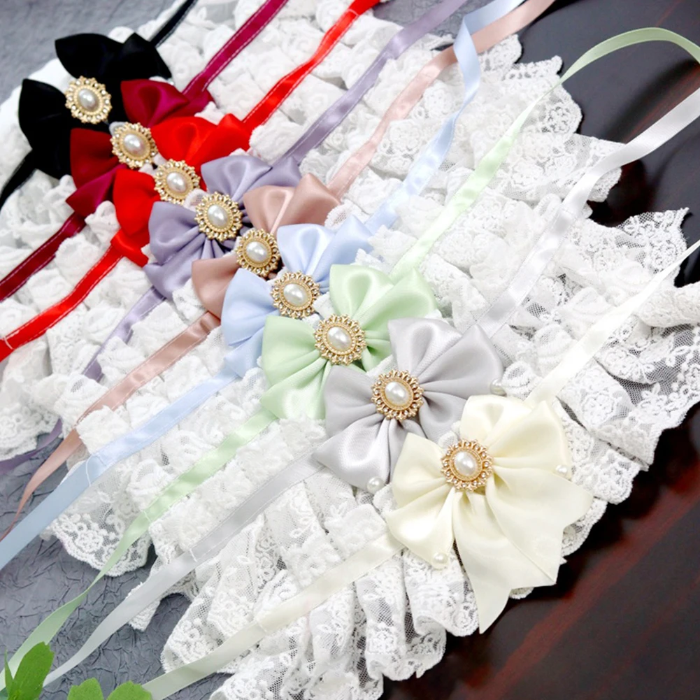 ربطة عنق من الدانتيل والقوس منشفة للحيوانات الأليفة ، لطيفة ، مريلة كلب وقطة ، زي فيفا-11.8in ، 8in ، 9 in ، 8in ، 8in ، 1: بيع بالجملة