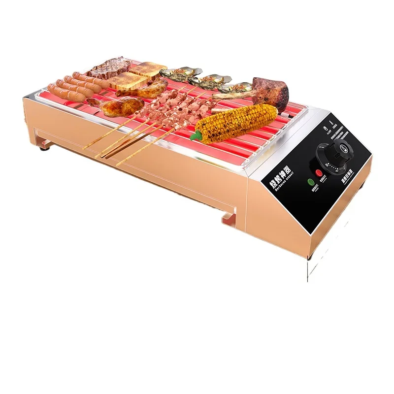 

Electric barbecue grill, roast mutton, skewers, household, stall 3000W electric barbecue grill