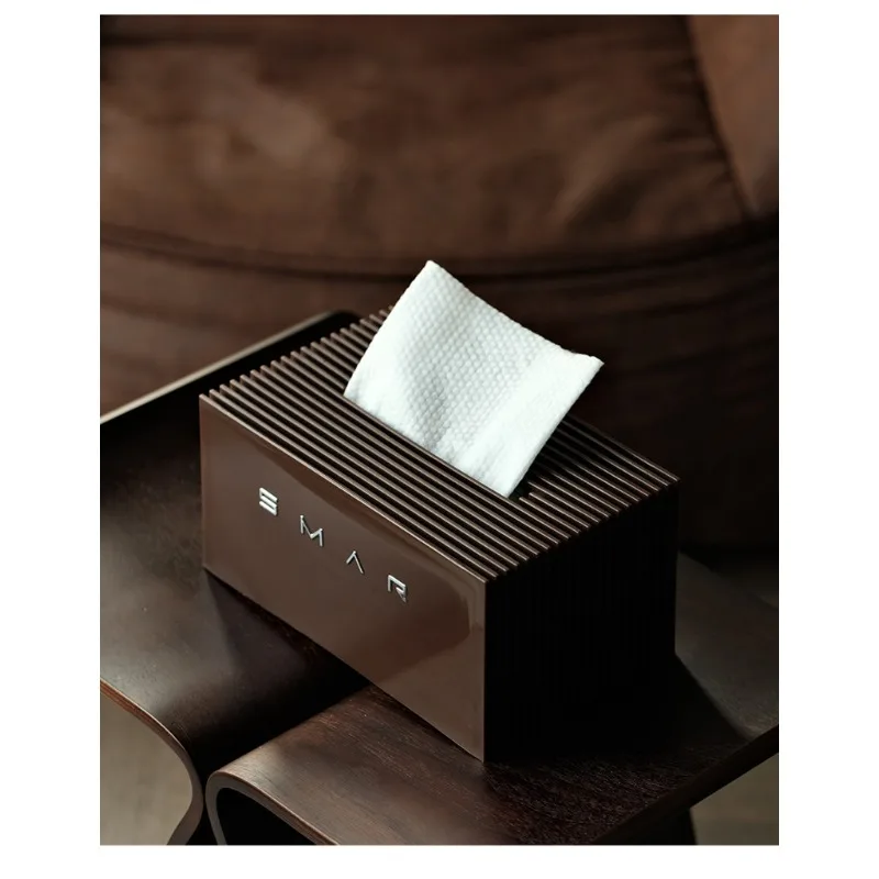 Minimalist Nordic Style Tissue Box Living Room Light Luxury Cardboard Box Home Coffee Tabletop Paper Drawer Boxes