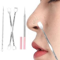 Black Dot Pimple Blackhead Remover Tool Needles For Squeezing Acne Tools Spoon For Face Cleaning Comedone Extractor Pore Cleaner