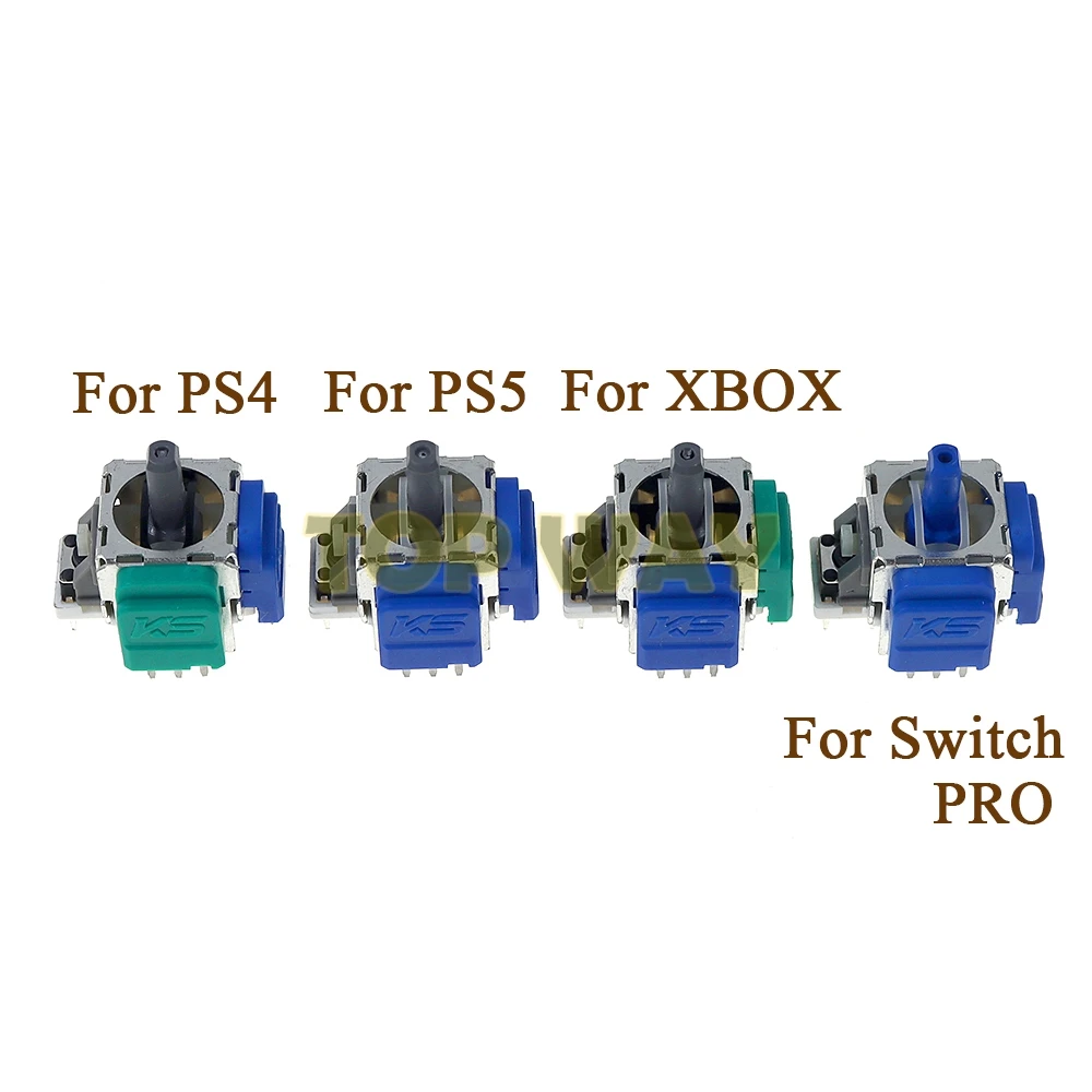 2 pçs tmr joystick eletromagnético para ps4 ps5 3d analógico polegar vara para xbox uma série para ns switch pro controlador polegar