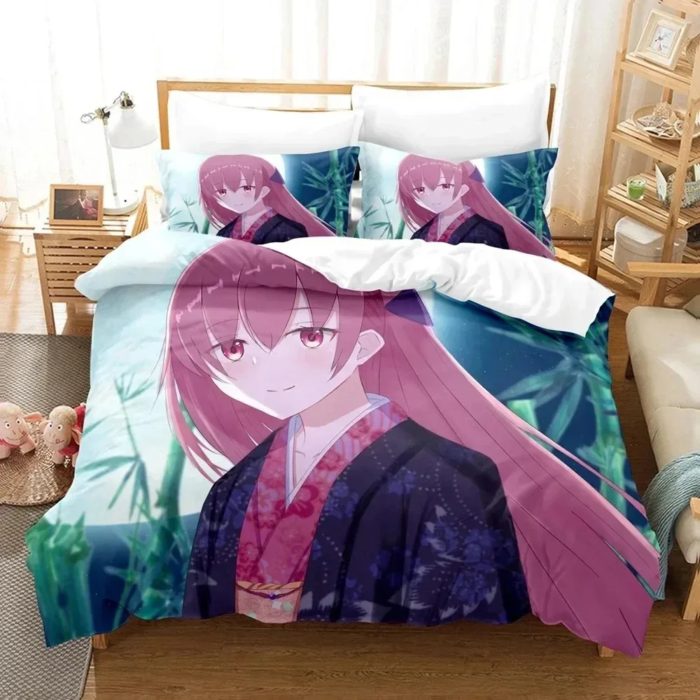 

Anime TONIKAWA Fly Me to the Moon Bedding Set Double Twin King Duvet Cover Comforter Pillowcase Boys Girls Adults Bedroom