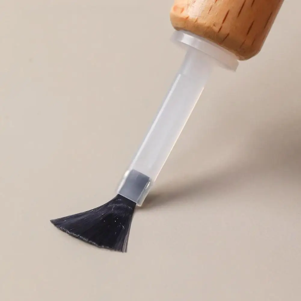 10Pcs Nail Polish Replacement Brushes Kit Dipping Powder & Liquid Replacement Brushes Disposable Nail Dip Brushes for Nail Art