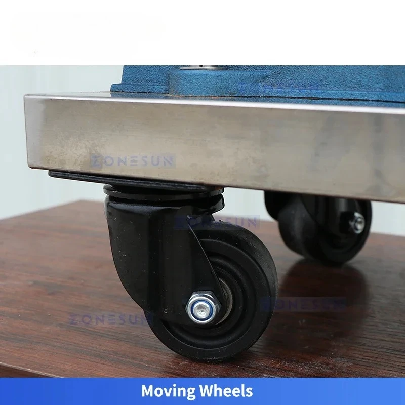 ZONESUN ZS-GFP1 confiture pâte liquide pompe d'alimentation pompe à engrenages transfert remplissage roues mobiles moteur puissant