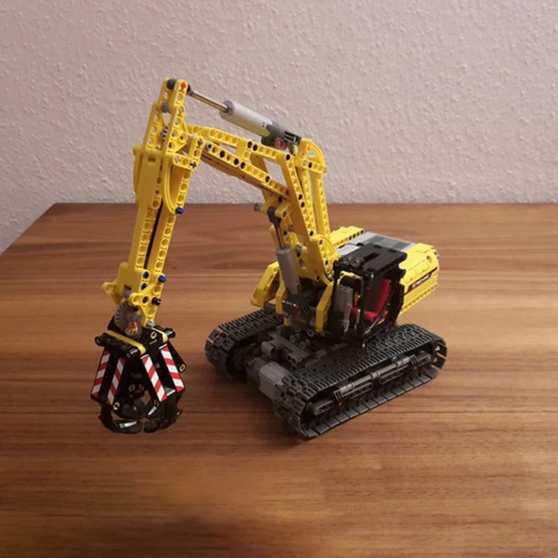 ปรับแต่งการวิเคราะห์ 42006 Excavator Full RC รุ่น Building Blocks DIY MOC Power ฟังก์ชั่นชุดอิฐของเล่นเด็กของขวัญ