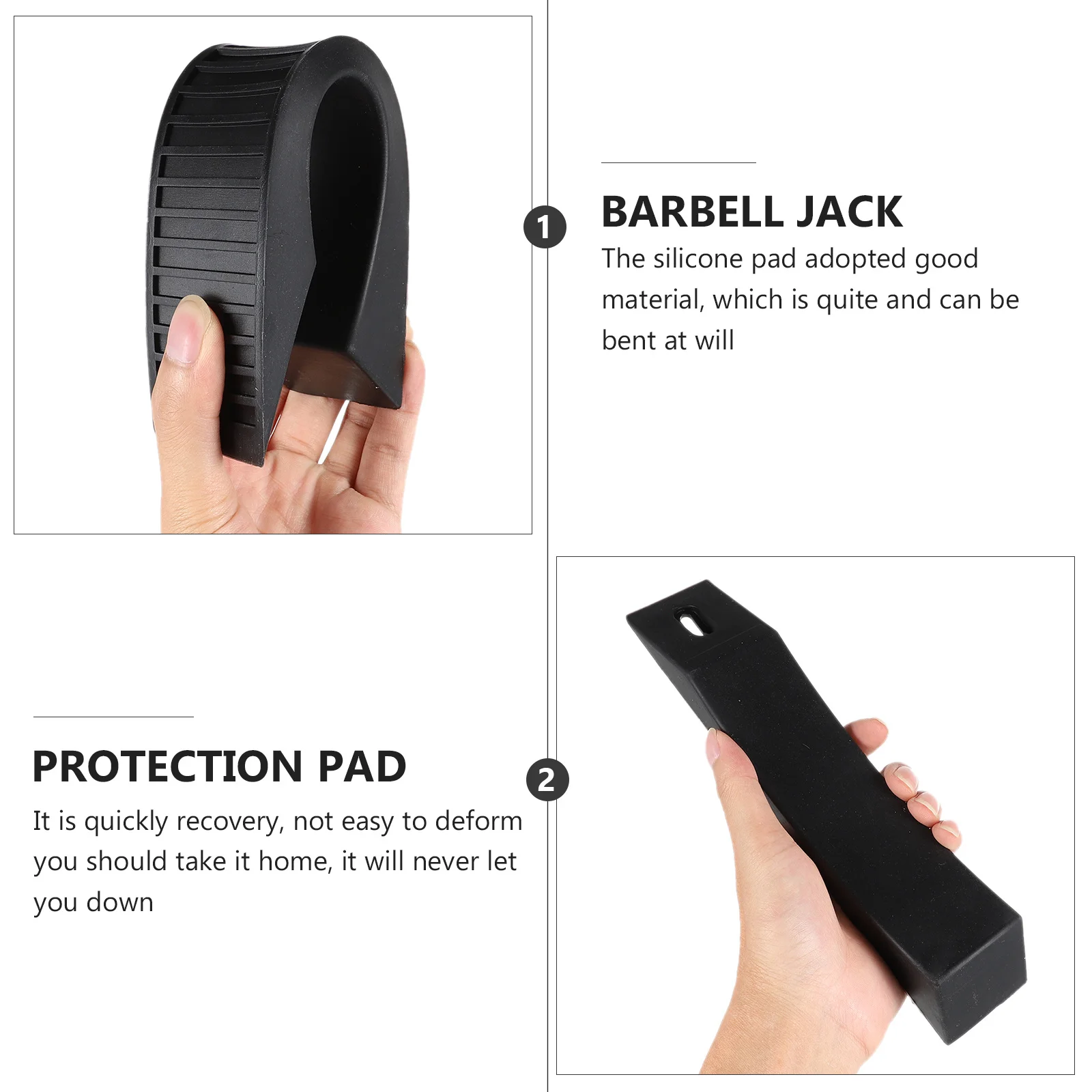1 قطعة لوحة الحديد سيليكون وسادة حماية الرفعة المميتة وسادة عالية المرونة تحمل معدات التدريب