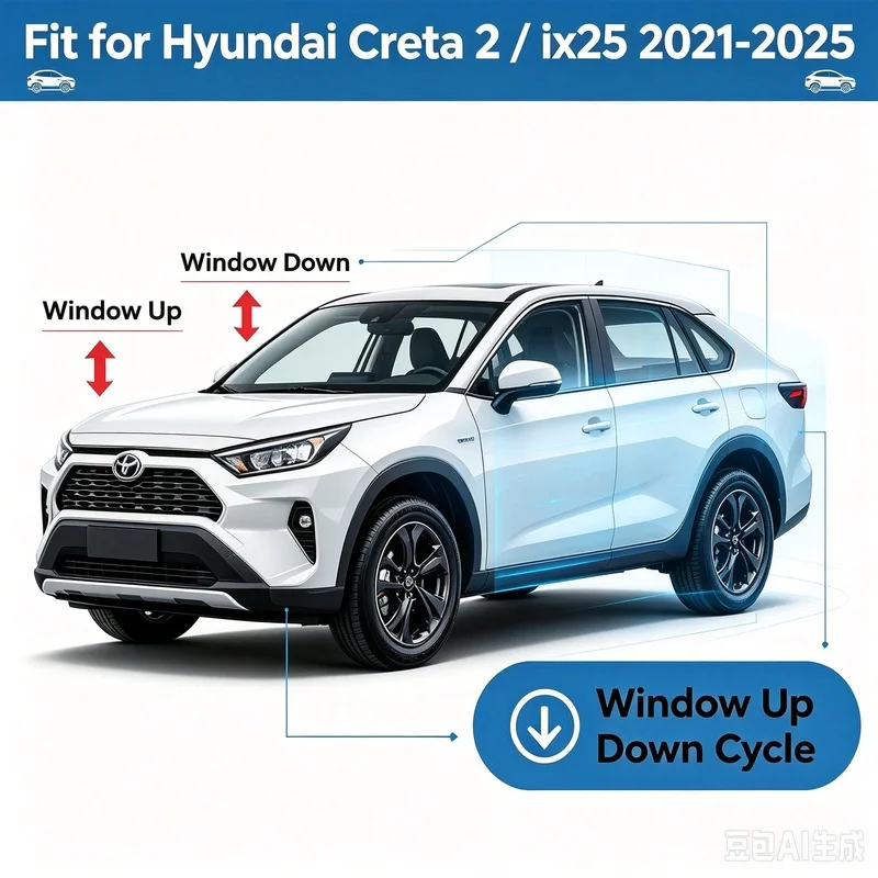 For Hyundai Creta 2 /ix25 （2021-2025） Free Shipping+Car Power Electric Window Closer & Open Closing Kit