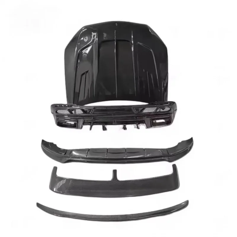 

Premium Accessories GT53 Carbon Fiber Lip Bumper Front Shovel Accessory Kit Car Parts Conversion K Durable