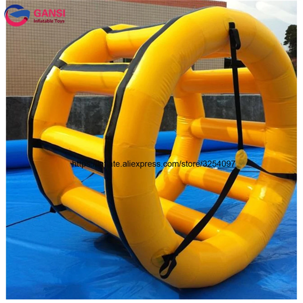 Rolling inside Inflatable Water Wheel Roller for Water Park Sport Game