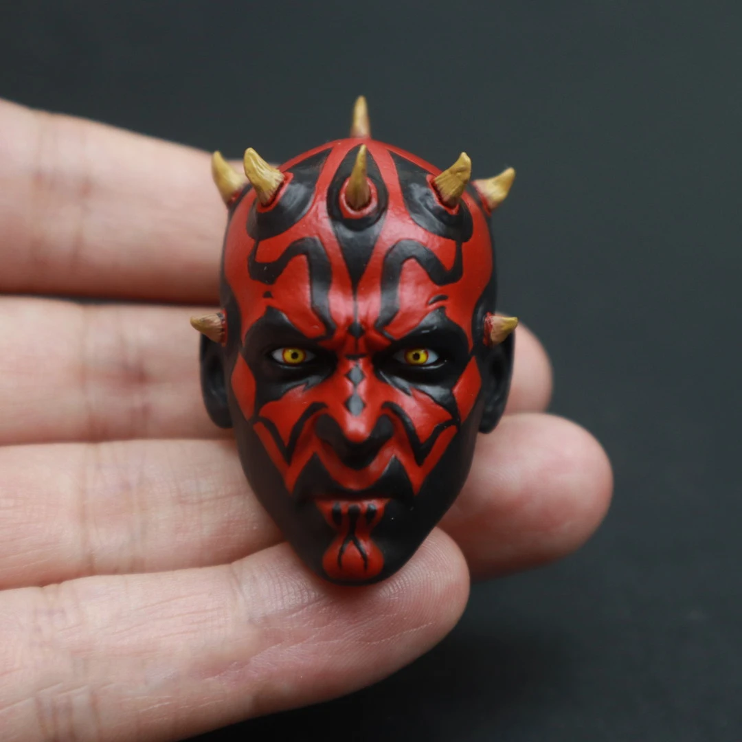 

Масштаб 1/6, модель для резьбы по головам Дарта Maul Sith Lord, подходит для 12-дюймового тела TBLeague Phicen, фигурки героев, игрушки для хобби, коллекционер