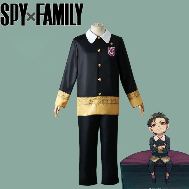 Damian Desmond Cosplay Adult Childrens Costume Anime Spy Suit Outfit Uniform