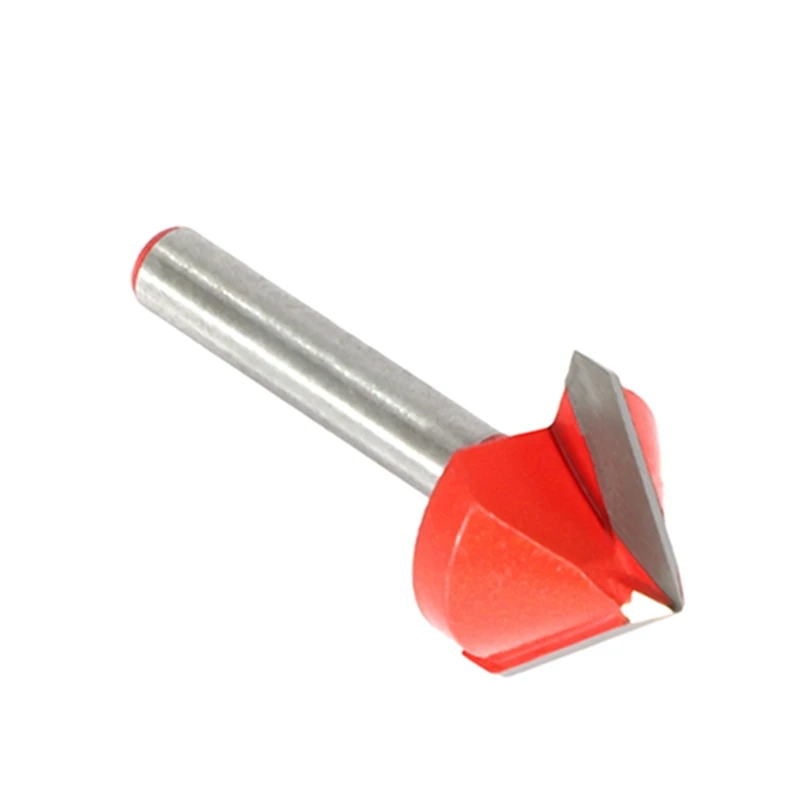 4X CNC Engraving V Groove Bit 3D Bits Router Carving Cutter Tool 90 Degree 6Mmx22mm