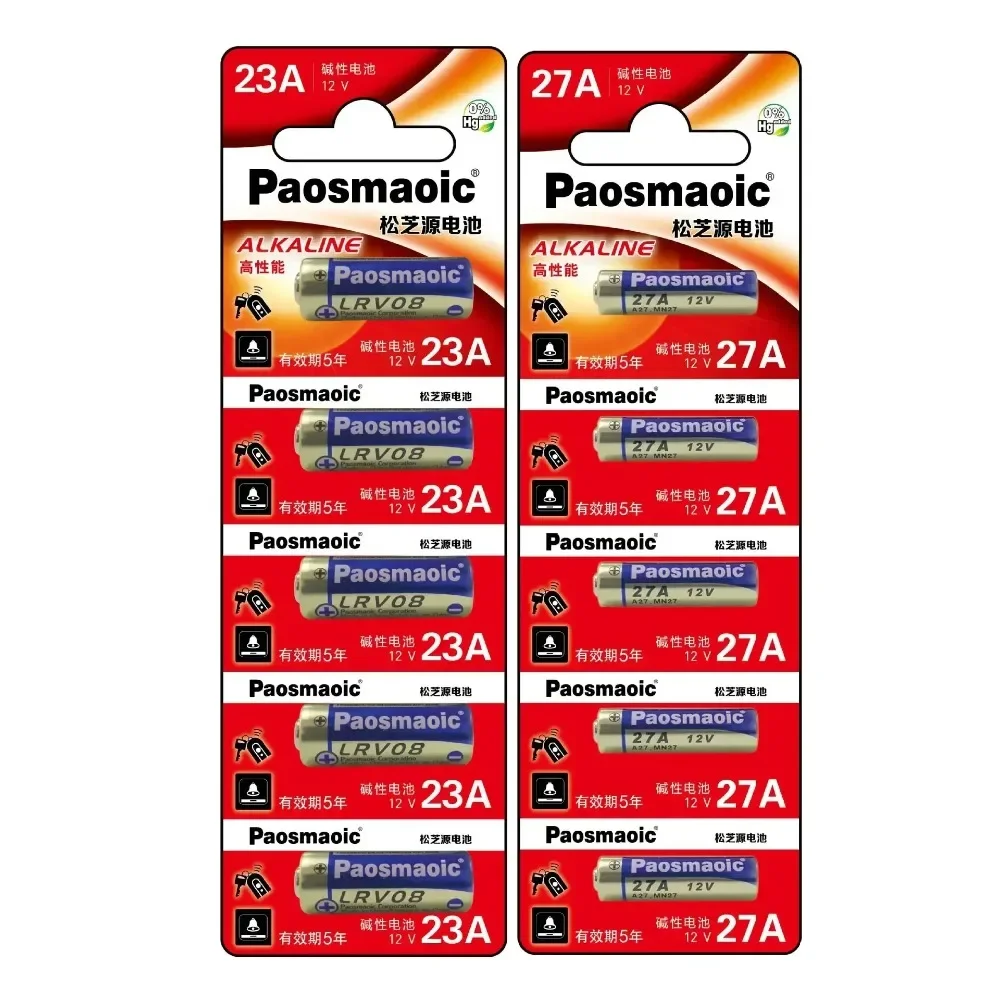 battery 23A 12V Alkaline Battery 10PCS 23A 12V 23GA A23S E23A EL12 MN21 V23GA For Wireless Doorbell Alarm Remote Control Toy