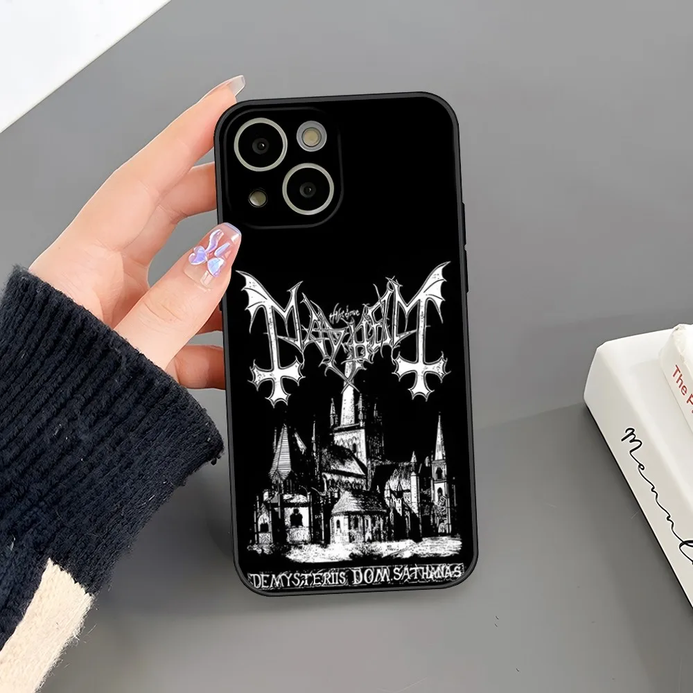 Mayhem Live In Leipzig Burzum Phone Case Fundas Design for iphone 15 14 Pro Max 13 Mini 11 12 Xr X Xs 6s 6 7 8 SE Plus Cover