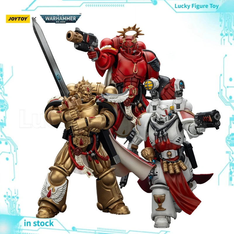 

【Original】JOYTOY Warhammer 40K Blood Angels Sanguinary Priest with Heavy Bolt Pistol, Chainsword and Narthecium 3PCS Toy