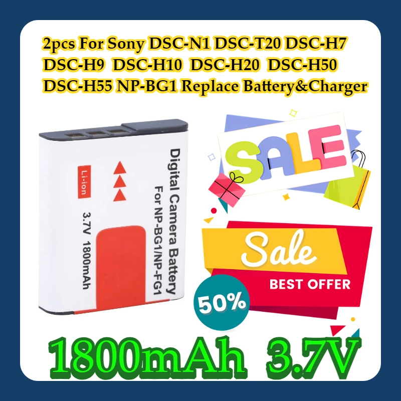 2Pcs For Sony DSC-N… - image