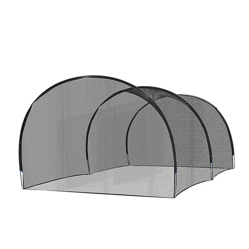 Customization   High Quality Portable Baseball/Softball Batting Net & Pitching Machine with Glass Fiber Rod and Stretchable PE B