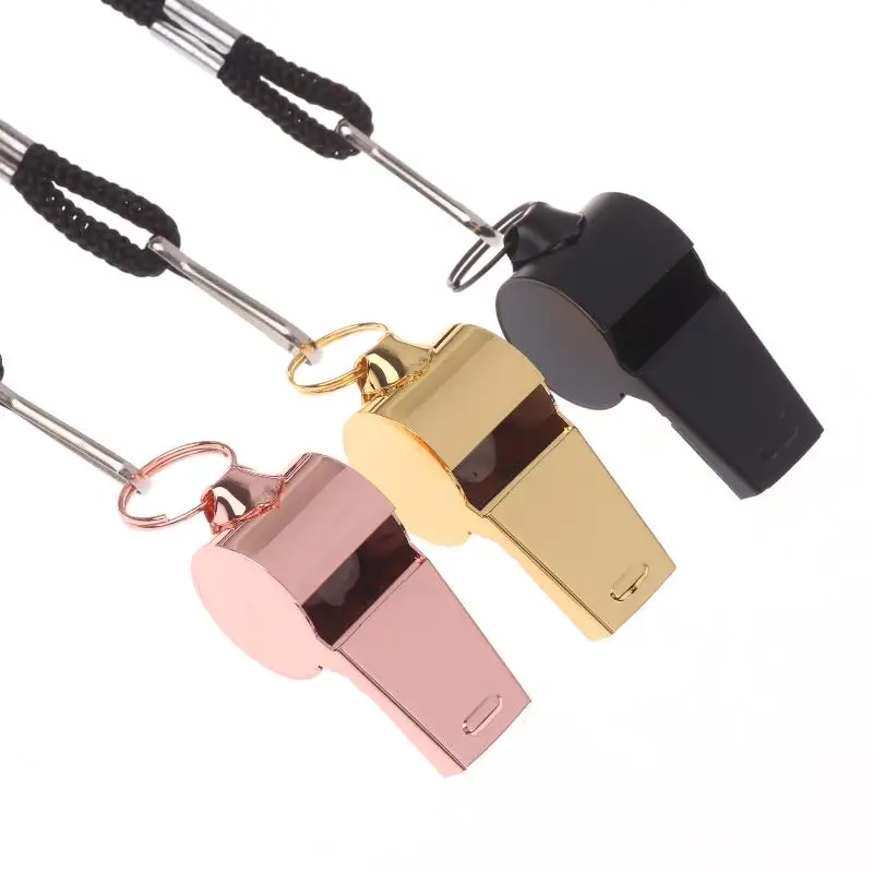 عالية ديسيبل المحمولة الإنقاذ إشارة صفارات في الهواء الطلق صفارة إنقاذ قلادة المفاتيح أداة تخييم متعددة الوظائف صافرة #6