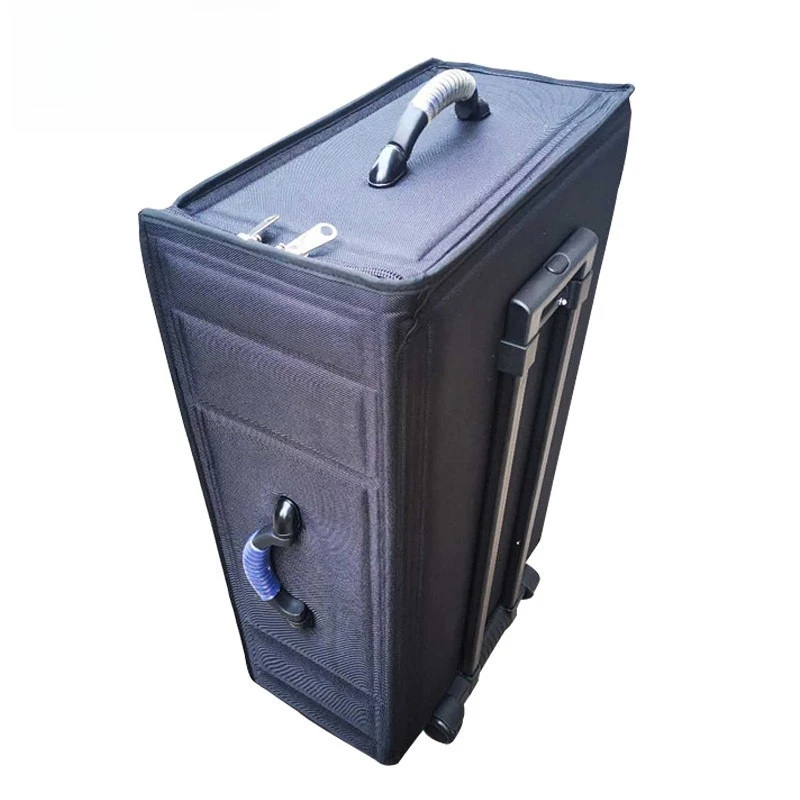 Large capacity outdoor glasses storage box, black EVA optical glasses sample box.
