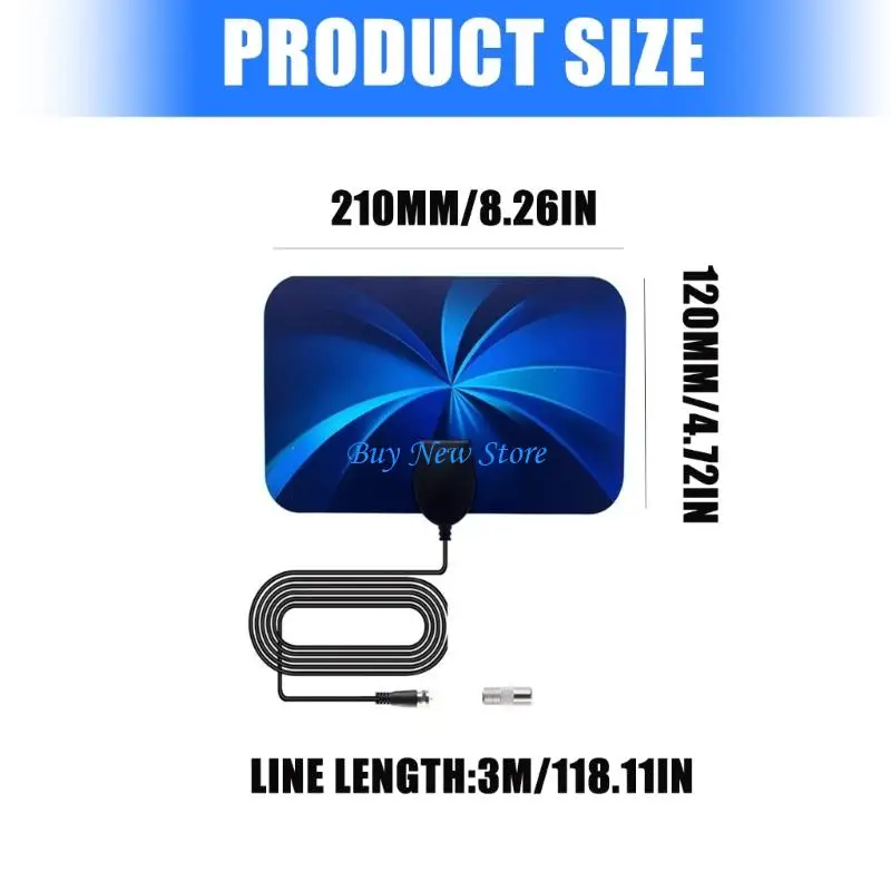 20CE هوائيات تلفزيون رقمية داخلية تدعم استقبال إشارة 4K 1080 بكسل صغير للمنزل