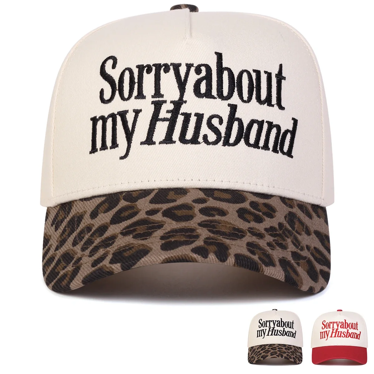 Unisex-Baseballmützen mit Stickerei „SORRY ABOUT MY HUSBAND“, für Frühling und Herbst, für den Außenbereich, verstellbar, Freizeithüte, Sonnenschutzhut, Sportkappe
