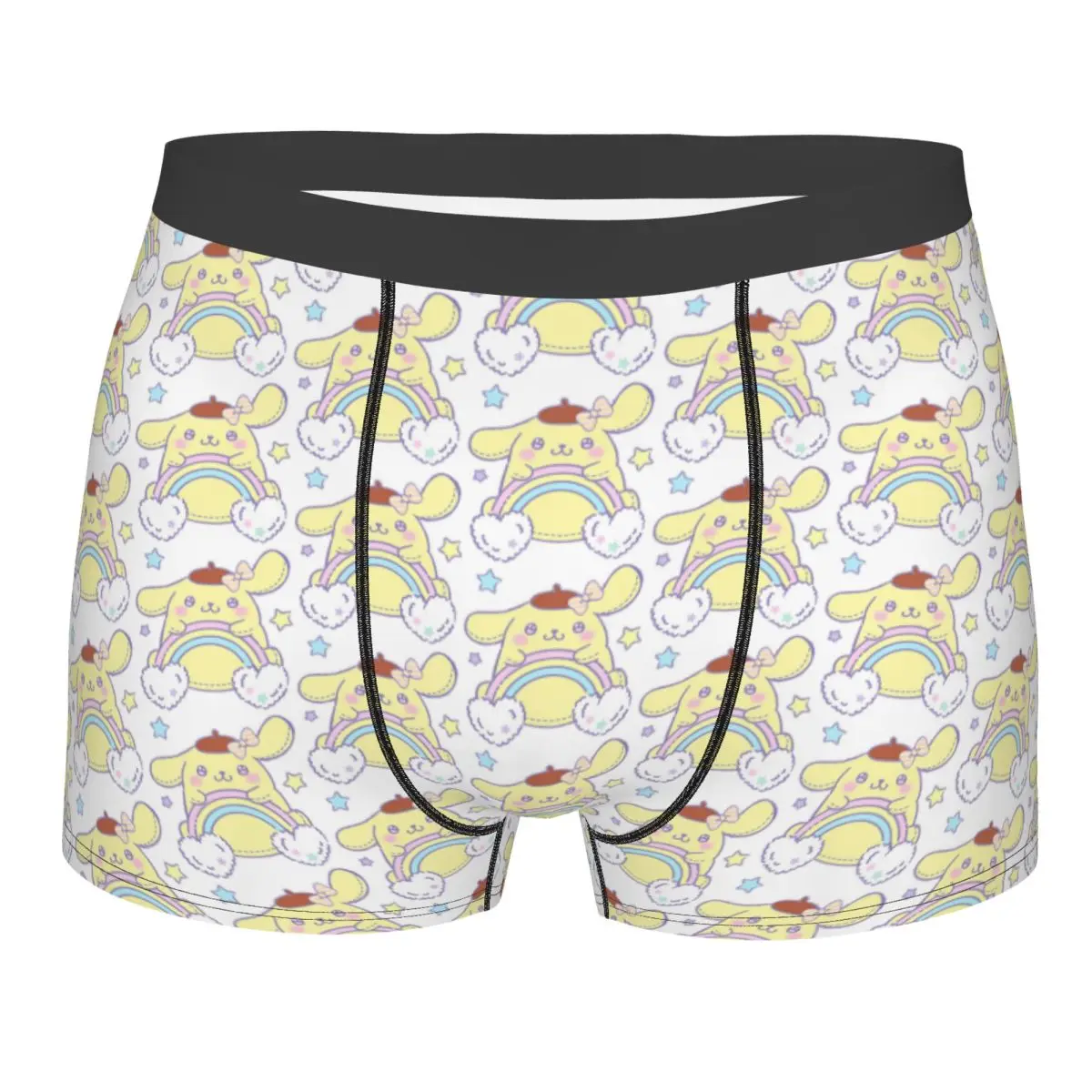 

Custom Pompompurin Cartoon Boxer Shorts For Homme 3D Printed Underwear Panties Briefs Breathable Underpants