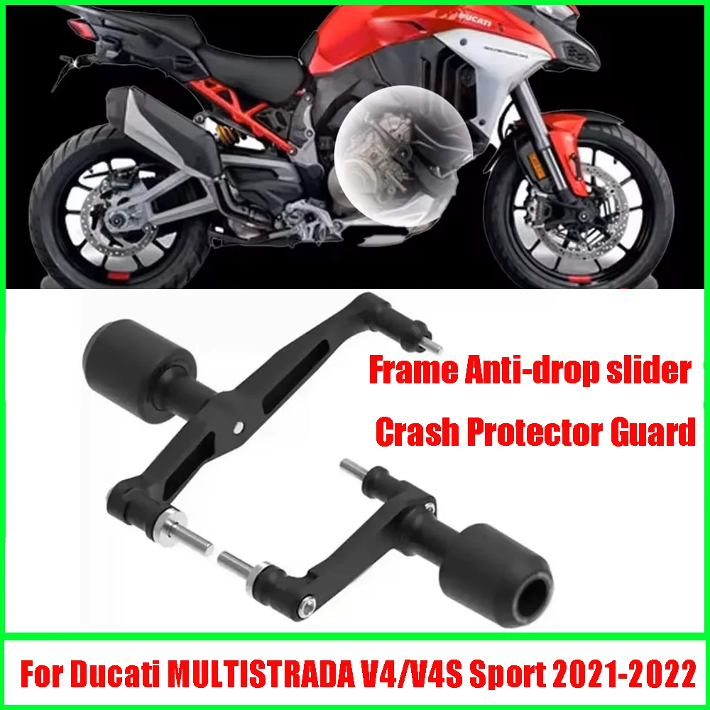 

New Motorcycle Frame Anti-drop slider For DUCATI Multistrada V4 Rally V4 Pikes Peak V4/V4S/V4S Sport Crash Protector Guard