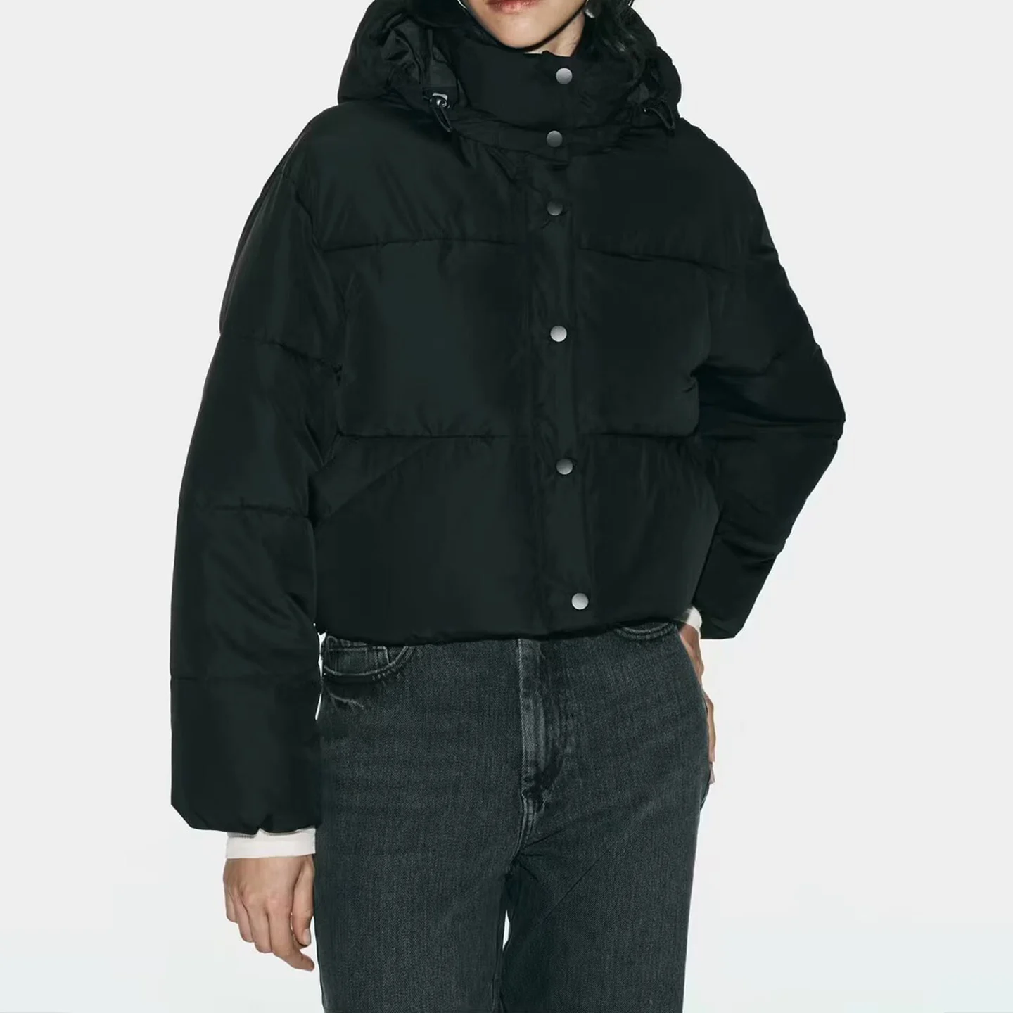 Z レディース ファッション コットン ジャケット 2025 新作 スタイリッシュ 多用途 個性的 デイリーウェア 通勤に便利 ジッパー開閉