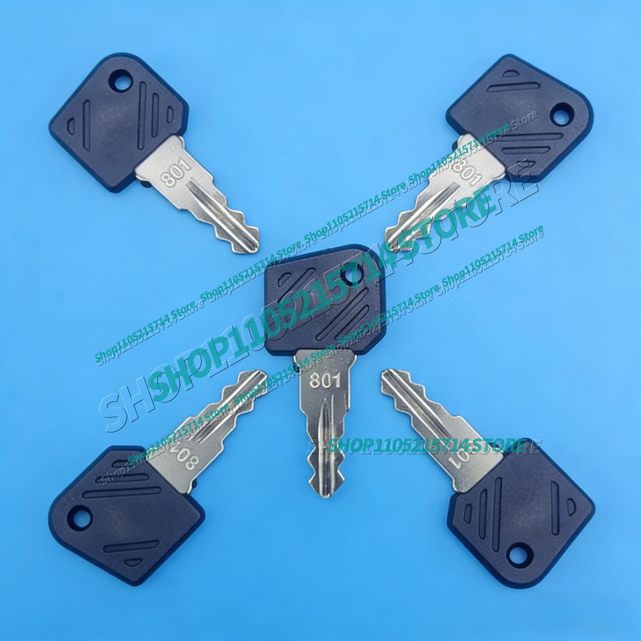 5/10/20/30PCS 801 Ignition Key 0009730419 0009701304 for Linde Forklift High Lift Truck Ant Key