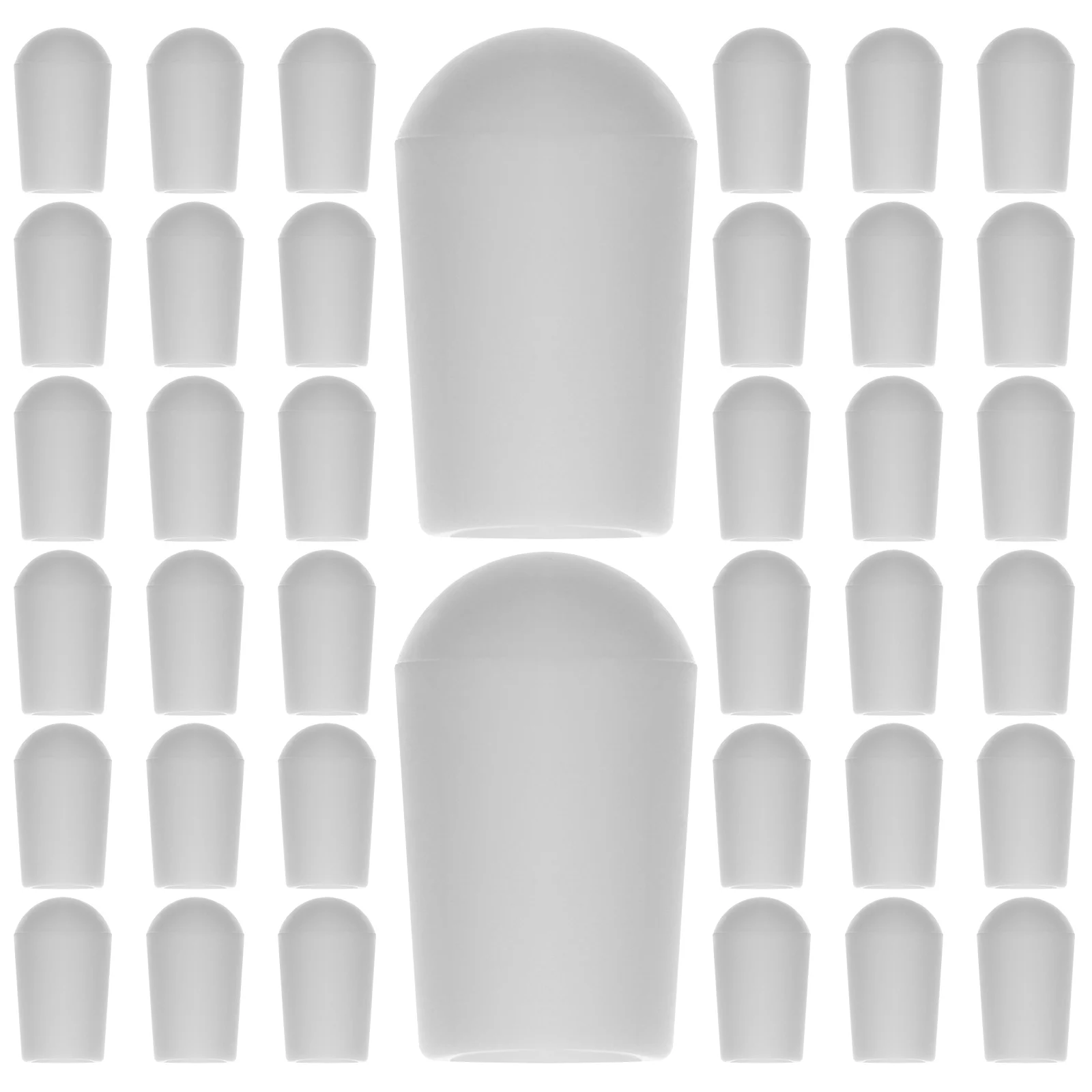 

100pcs Hanger End Protective Caps Pvc Wire Thread Protector Covers For Shelf Organizer Tip Caps Rack Tine Prong Cover