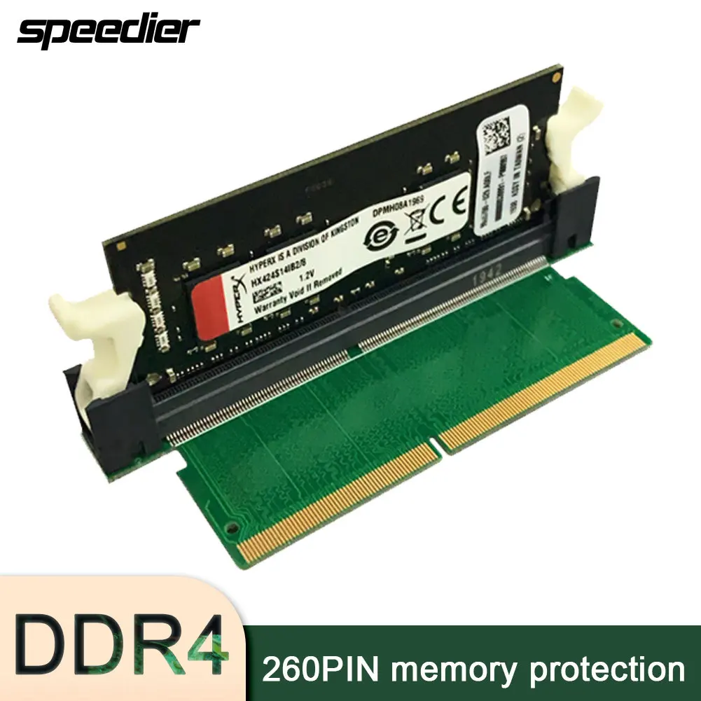 

DDR4 90° Adapter DDR4 Motherboard Notebook Forward Reverse Gold-Plated 260pin Memory Protection Transfer Board Preserving Slot