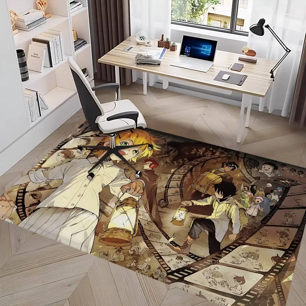 Cartoon The Promised N-Neverland Bathroom Mat INS Style Soft Bedroom Floor House Laundry Room Mat Anti-skid Welcome Doormat