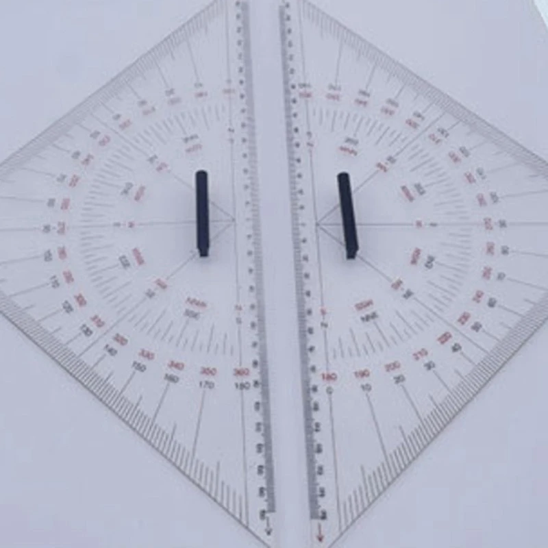 Diagramm zeichnung Dreiecks lineal für Schiffs zeichnung 300mm großes Dreiecks lineal für Entfernungs messung Lehr technik des