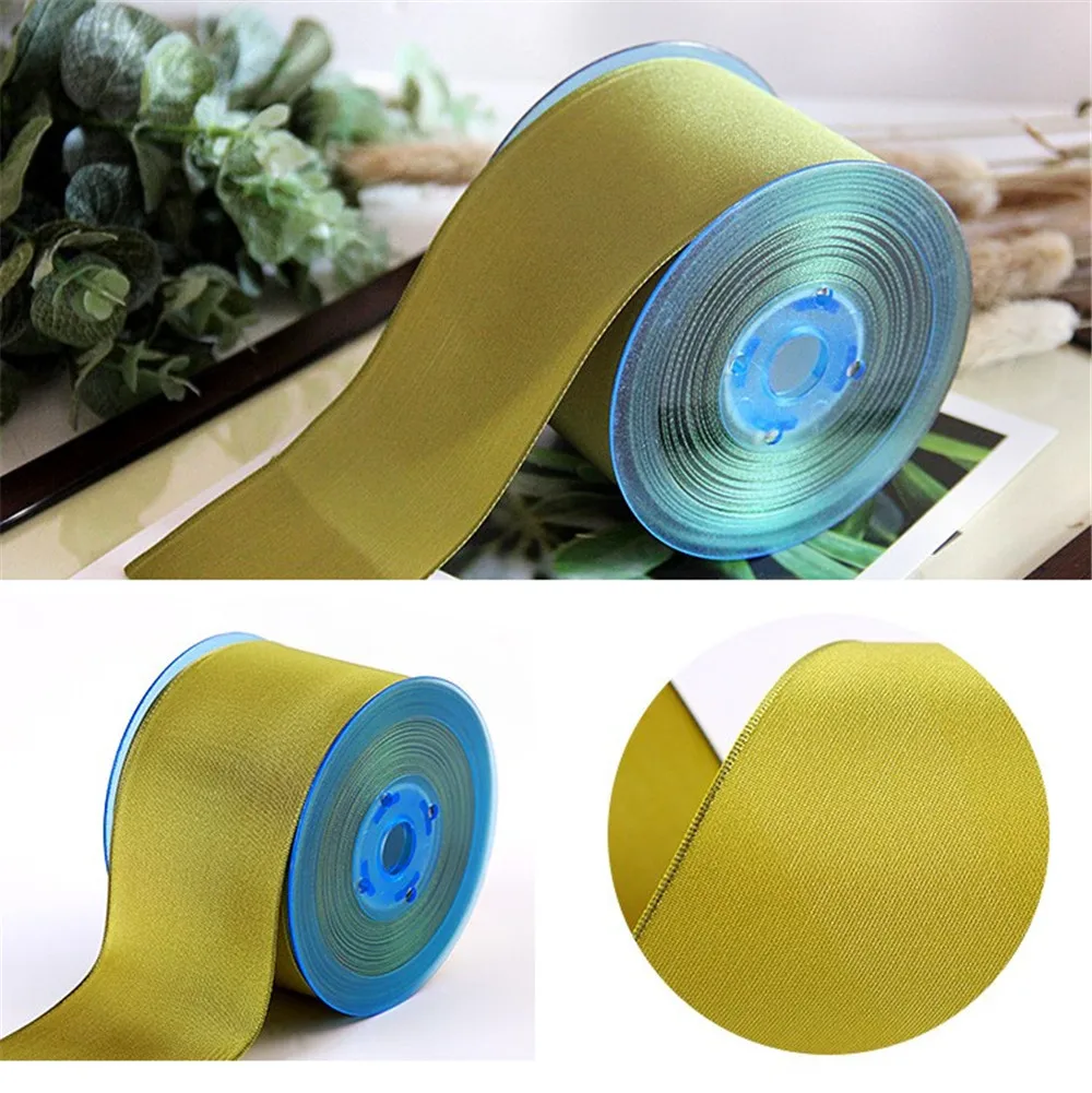 63MM Wired Edge Ribbon  for Birthday Decoration  Chirstmas Gift DIY Wrapping 25YARDS N1164