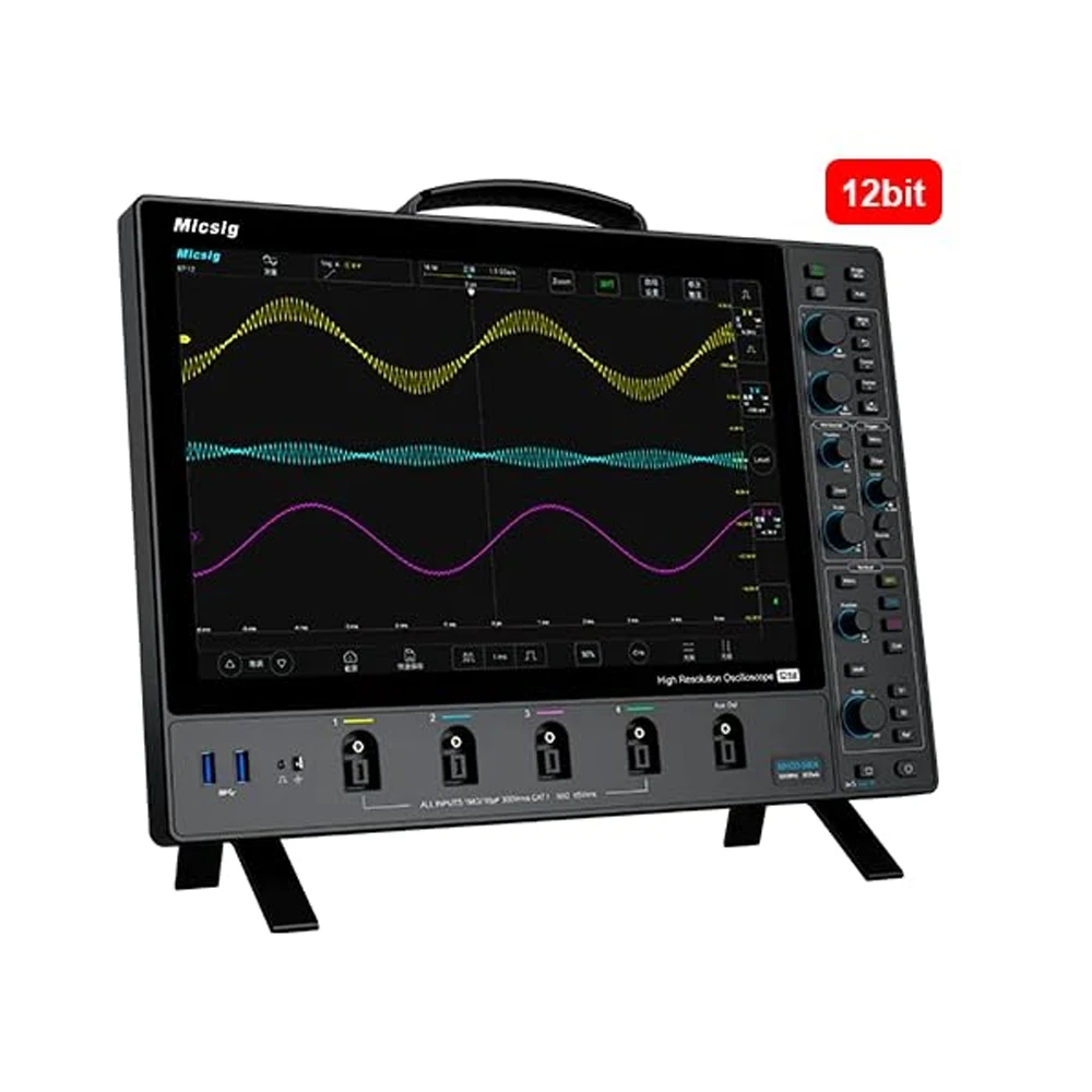 Micsig MHO3-2504 High Resolution Oscilloscope Digital Oscilloscope 4channels 250MHz Bandwidth