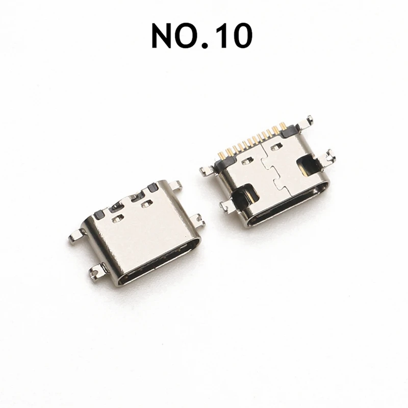 200 ชิ้น/ล็อต 10 รุ่น Type-C USB CHARGING Dock Connectors ผสม 6Pin และ 16Pin ใช้สําหรับโทรศัพท์และดิจิตอลผลิตภัณฑ์ชุดซ่อม