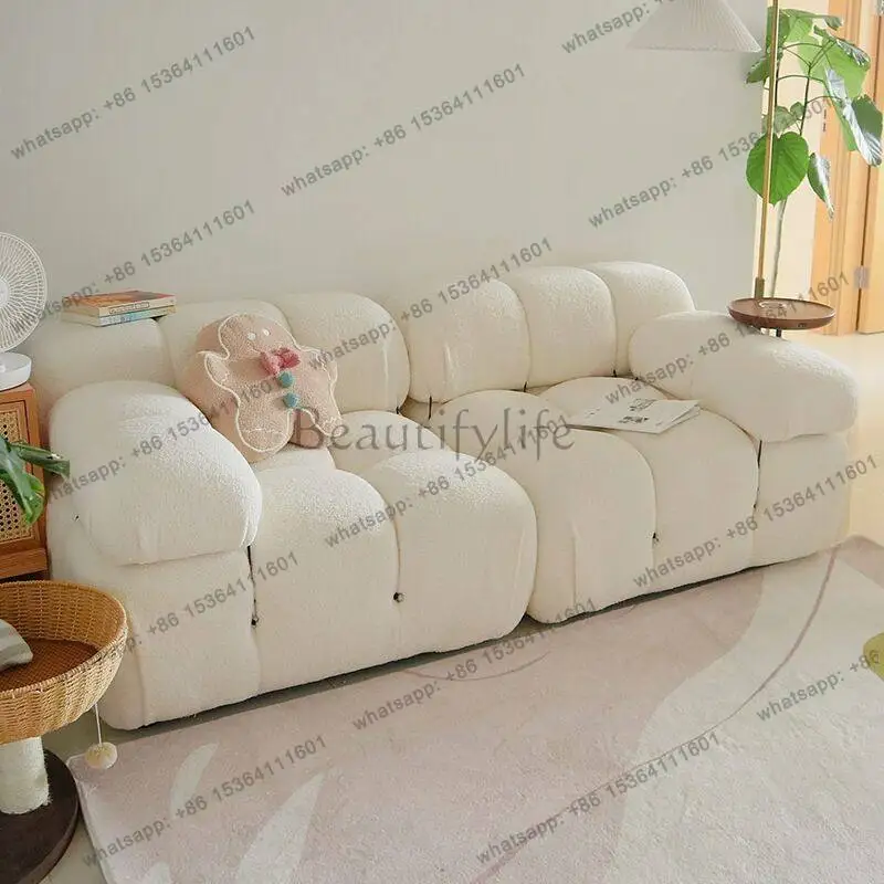 Factory Direct Sale Small Cute Living Room Sofas Lazy Modern Nordic Single Minimalist Living Room Sofas Tiny House Designer Diva