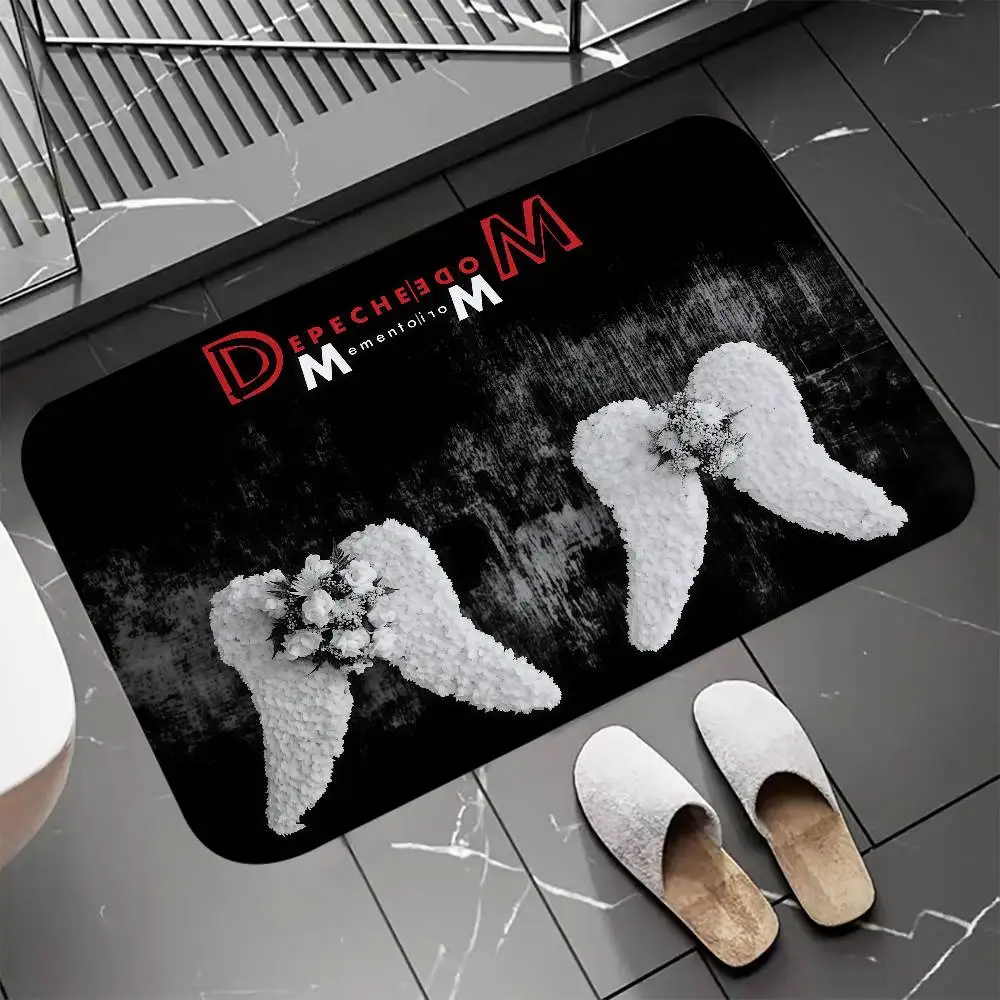 

Band D-Depeche M-Mode Floor Mat Entrance Doormat Bath Mats Non-slip Mat Carpets Carpet Entrance of House Custom Kitchen